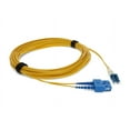 thumbnail image 3 of AddOn - Patch cable - LC/UPC single-mode (M) to SC/UPC single-mode (M) - 10 m - fiber optic - duplex - 9 / 125 micron - OS2 - plenum - yellow - for P/N: DWDM-SFP10G-54.94-40-I-AO, SFP-16GB-DW31-40-C-AO, SFP-16GB-DW45-40-C-AO, 3 of 8