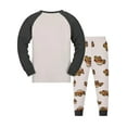 thumbnail image 6 of QEFJNO 2-9Y Toddler Little Boys' Long Sleeve Pajama Sets Kids 2PCS Sleepwear Loungewear - Tractor 3T, 6 of 8