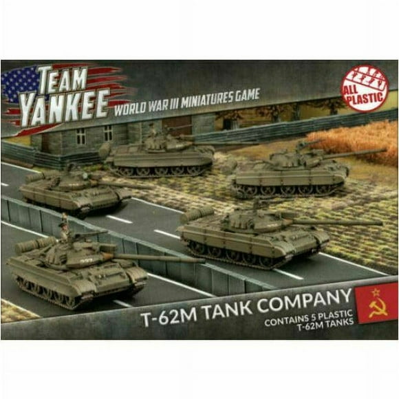 World War III : Team Yankee Soviétique T-62M Tank Company Neuf