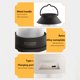 thumbnail image 3 of Humidificadores Humidificadores de lámpara retro Humidificador de aire de mano para dormitorio/oficina (negro) Sywqhk Libre de BPA, 3 of 6