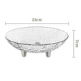 thumbnail image 1 of Fruit Bowl Fruit Plate Multipurpose Stable Salad Plates Fruit Holder for Veggies, 1 of 12