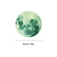 thumbnail image 3 of WREESH Glowing Luminous Moon Planet Space Wall Sticker Decal In The Dark, 3 of 3
