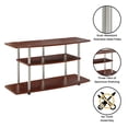 thumbnail image 3 of Convenience Concepts Designs2Go 3 Tier Wide TV Stand in Cherry Wood Finish, 3 of 6