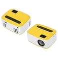 thumbnail image 4 of Mini Proyector, Altavoz de color Amarillo Rendimiento ESTABLE DE PELÍCULAS AL AIRE LIBRE Proyector Pequeño Portátil para el Hogar para Vijar para acampar, 4 of 7