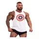 thumbnail image 1 of Camiseta Captain America Tirantes Gimnasio Playera Olimpica, 1 of 3