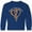 Royal Bue, variant on Inktastic Leukemia Awareness with Orange Ribbon Heart Long Sleeve Youth T-Shirt