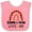 Pink and White, variant on Inktastic Grammy and Papaw Love Me Girls Granddaughter Girls Baby Bib