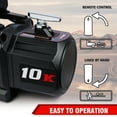 thumbnail image 6 of X-BULL XPV 10000LBS Electric Winch 12v Synthetic Rope 2 in 1 Remote Control Truck Trailer Winch 4WD, 6 of 19