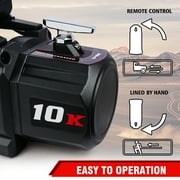 X-BULL XPV 10000LBS Electric Winch 12v Synthetic Rope 2 in 1 Remote Control Truck Trailer Winch 4WD