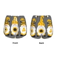 thumbnail image 6 of Uemuo Bee Kind Pattern Women's Athletic Shorts High Waisted Running Shorts with Liner Pockets Gym Elastic Workout Shorts-X-Large, 6 of 9