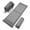 Gray, variant on Sivan Health and Fitness Large Acupressure Mat and Pillow Set - Grounding Mat for Stress, Back & Neck Pain - Acupuncture Point Massage Mat - Includes Carry Bag