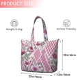 thumbnail image 4 of Pioneer Flower Floral Print Pattern Travel Tote Bags for Women Carry On,Large Weekender Bags for Women Travel,Multi Functional Duffle Bag for Work,Shopping,Sports, 4 of 5