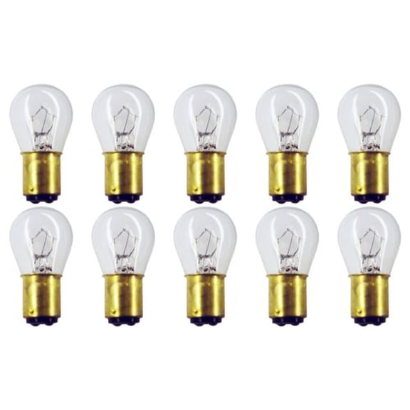 CEC Industries #308 Bulbs, 28 V, 18.76 W, BA15d Base, S-8 shape (Box of 10)