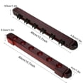 thumbnail image 3 of Estante para taco de billar Amonsee de madera color Vino tinto, 3 of 8