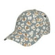 thumbnail image 1 of Fotbe White Popcorn Gorro Clásico de Béisbol, Gorra Ajustable con Broche Snapback, Gorro de Exterior de Algodón Suave, 1 of 6