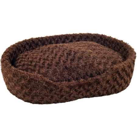 PETMAKER Cuddle Round Plush Pet Bed, Small, Brown (Best Way To Cuddle In Bed)