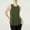 Army Green, variant on TAGOLD Summer Casual Tops,Plus Size T-shirt Blouse for Womens, Women's New Solid Color Irregular Hem Loose Sports Breathable,Round-Neck Tank Top