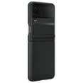 thumbnail image 3 of Genuine Samsung Flap Leather Cover Case for Galaxy Z Flip 4 - Black, 3 of 4