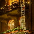 thumbnail image 6 of Lava Outdoor Christmas Lights 10.5 ft Led Ladder Lights with Climbling Santa Claus Waterroof Xmas Lights for Garden Home Wall Roof Porch Xmas Tree Decor, 6 of 10
