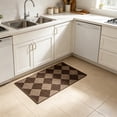 thumbnail image 5 of Checkered Easy Jute Indoor Outdoor Rug, 16‘’x24‘’ Area Rugs for Living Room Nature Large Dining Room Carpet, Washable Non Slip Indoor Outdoor Carpet for Home Office Bedroom Backyard Patio, 5 of 6
