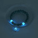 thumbnail image 3 of 1 Par Pulsera Luminosa De Flor De Loto Para Parejas Brilla, Azul/Gris, 3 of 5