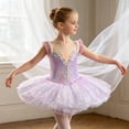 thumbnail image 2 of Girls Summer Dresses Tutu Ballet Dance Practice Cute Partywear Beach Clothes for Girl Size 12-13T, 2 of 5