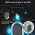 thumbnail image 3 of 1200w Ceramic Fan Heater, Portable Fan Heater With 2 Heat Settings Overheat Protection Low Energy Silent, 3 of 5