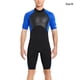 thumbnail image 4 of Traje de Buceo Naiovety Cálido de Alta Eficiencia a Prueba de Frío de Nailon Estilo de Manga Corta Trajes de Baño Transpirables Traje de Neopreno Deportes Acuáticos Hombre Azul METRO, 4 of 6