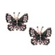 thumbnail image 4 of Pendientes Étnicos de Mariposa Con Diamantes de Imitación Qarigey para Mujer 1 par, 4 of 6