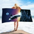 thumbnail image 2 of Antqov Beach Towel, Lightweight Microfiber Beach Towels Quickly Dry Beach Towels Oversized Sandproof Beach Blanket Colorful Towels for Travel Pool Gym Beach Supplies Gifts, 2 of 9