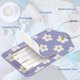 thumbnail image 4 of Etiquetas de equipaje ZIHONSE de piel con funda de privacidad, paquete de 3, 4 of 7