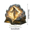thumbnail image 3 of JoyMoreHome Easter 2D Flat Acrylic Religious Theme Ornament, Gift for Friends and Families, Multifunctional Holiday Decor for Easter Party, Office, Livingroom, Tabletop, 3 of 9