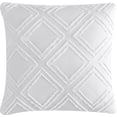 thumbnail image 4 of Lanco Beauty Squares 5 Piece Comforter Set, White, California King, Fill Polyester, Solid, 4 of 6