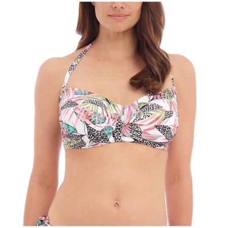 Fantasie Tobago Padded Twist Bandeau Underwire Bikini Top (500809) 34G Melon