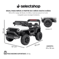 thumbnail image 2 of Carro Eléctrico Jeep Niño Montable Infantil Control Remoto Color Rosa, 2 of 7