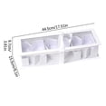 thumbnail image 2 of Letter Shaped Empty Flower Box Forever Soap Packaging Box Flower Packaging DIY Gift Decoration Mother's Day Rectangular Flower Box, 17.5x6.1 in, 2 of 3