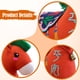thumbnail image 4 of Mascota de recuerdo de caballo de peluche de Año Nuevo chino con cascabel y cola de borla Verde oscuro rojo 15cm, 4 of 4