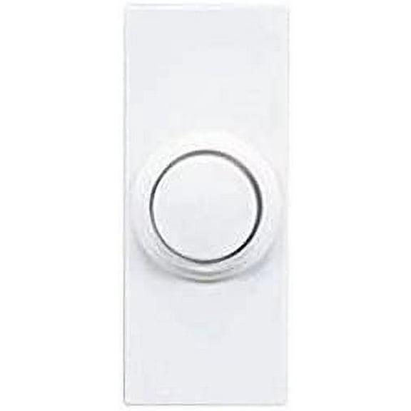 Heath Zenith Plastic Wireless Pushbutton Doorbell