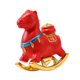 thumbnail image 1 of Figura de arte de caballo, estatua de resina de caballo, escultura decorativa hecha a mano, caballo de la riqueza Rojo, 1 of 9