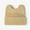 Beige, variant on Beige Thin Crochet Beanie Hat for Women Cute Rabbit Ears Woolen Hat Polyester Thermal Polar Fleece Ski Stocking Skull Cap for Men and Women One Size