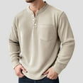 thumbnail image 2 of VJATTWR Men's Long Sleeve Hooded Shirt, Lightweight Pullover with Front Pocket, Casual Xxl, 2 of 4