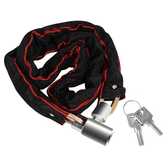 TALENO Chain Lock,Pure Copper Lock Cylinder Thickened Lock Beam Bike Chain Lock,Waterproof Rustproof Bike Locks Heavy Duty Anti Theft,Bicycle Lock for Mountain Bikes,Bicycles,Motorcycles