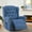 Blue, variant on VIVIJASON Power Swivel Rocking Recliner Chair with Massage & Heat, Electric Rocker Glider Chair for Nursery, Wingback Tufted Upholstered Recliner W/Type-C & USB Ports for Living Room, Bedroom, Beige
