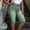 Green women high waisted capri pants a1, variant on Cagogo Women High Waisted Capri Pants Stretch Casual Plus Size Capri Jeans Travel Loose Summer Cropped Pants Lounge Trousers Beachwear, Blue L