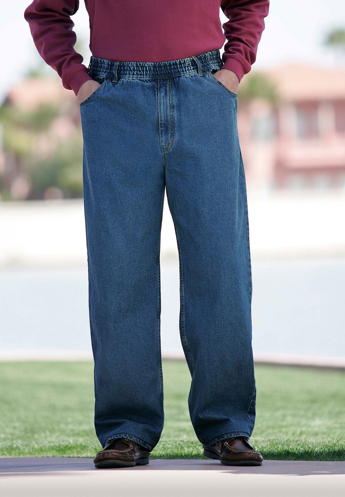 mens big and tall comfort waist jeans