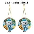 thumbnail image 3 of The Octonauts Christmas Ceramic Round Ornaments Print Decorative Hanging Ornaments For Xmas Tree Holiday Party Decoration 1 Pcs, 3 of 9