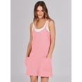 thumbnail image 3 of ANRABESS Women Athletic Dress Summer Tennis Workout Active Sports Mini Romper Dress Built in Shorts Travel Vacation Clothes Pink XX-Large, 3 of 12
