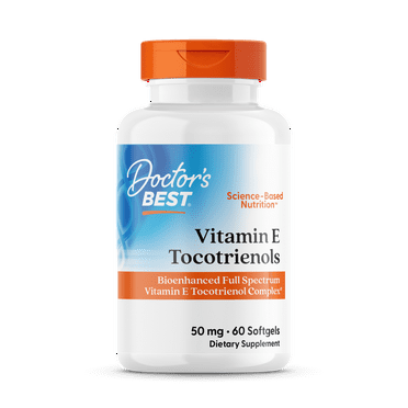 Doctor's Best Tocotrienols 50 mg, 60 Softgels