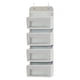 thumbnail image 1 of Bolsillo de almacenamiento Organizador De Armarios De La Puerta 4 Bolsillos Ropa De Pared Colgada De Pared Para Baño Baño Gris Gris Magideal Bolsillo de almacenamiento, 1 of 6