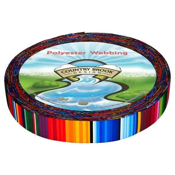 Country Brook Design® Serape Lite Tape (1 Inch, 20 Yards)